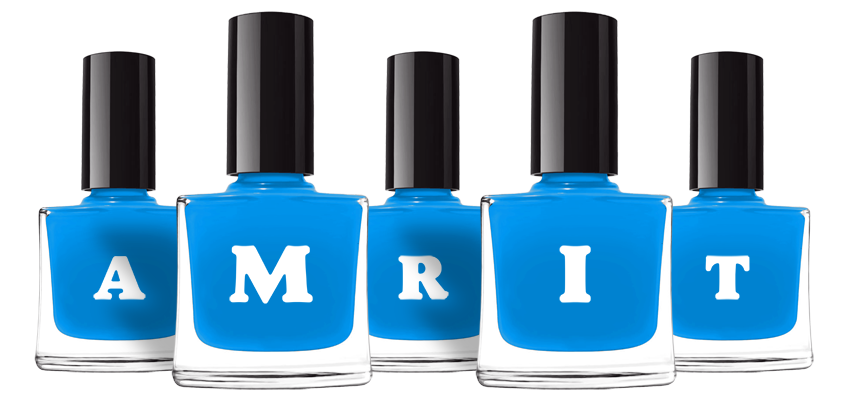 Amrit glossy logo
