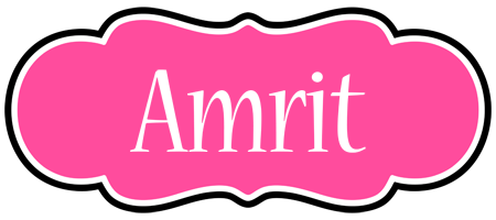 Amrit invitation logo