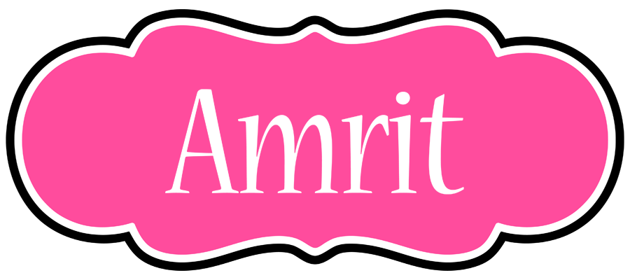 Amrit invitation logo