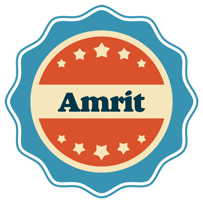 Amrit labels logo