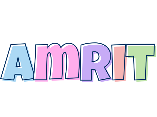 Amrit pastel logo