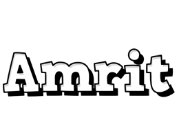 Amrit snowing logo