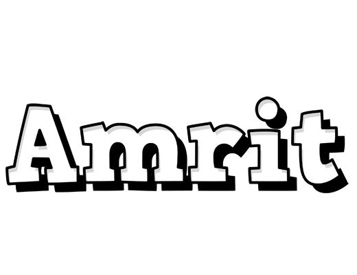 Amrit snowing logo