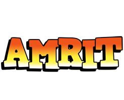 Amrit sunset logo