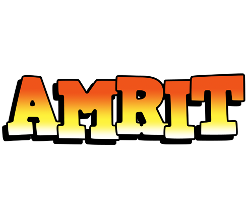 Amrit sunset logo