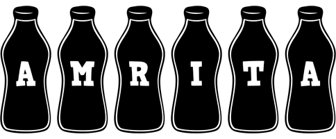 Amrita bottle logo