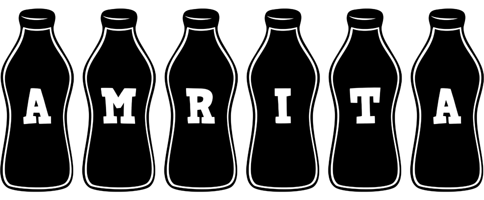 Amrita bottle logo
