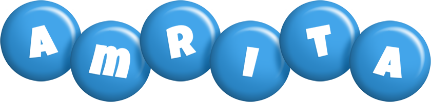 Amrita candy-blue logo