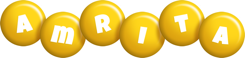 Amrita candy-yellow logo