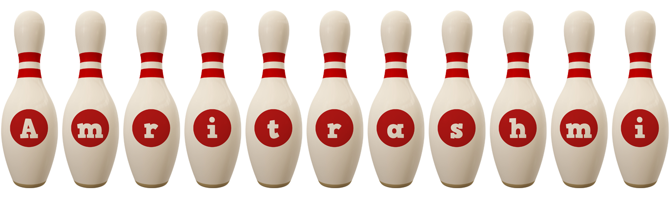 Amritrashmi bowling-pin logo