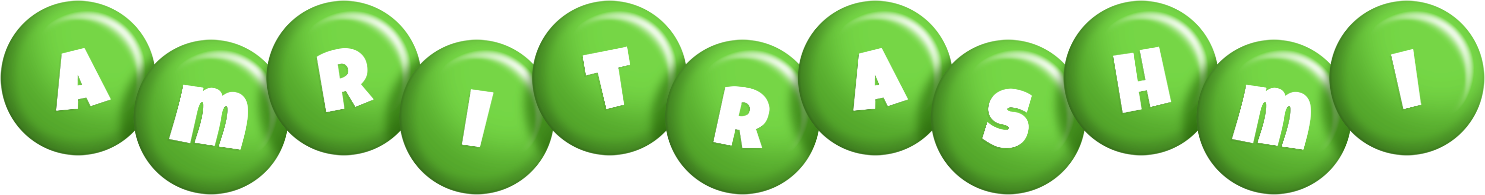 Amritrashmi candy-green logo