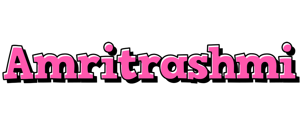 Amritrashmi girlish logo