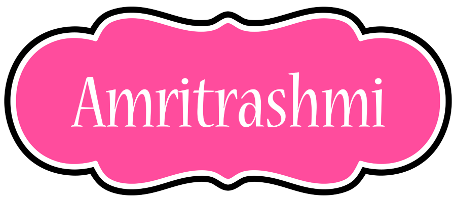 Amritrashmi invitation logo