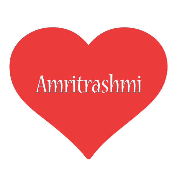 Amritrashmi love logo