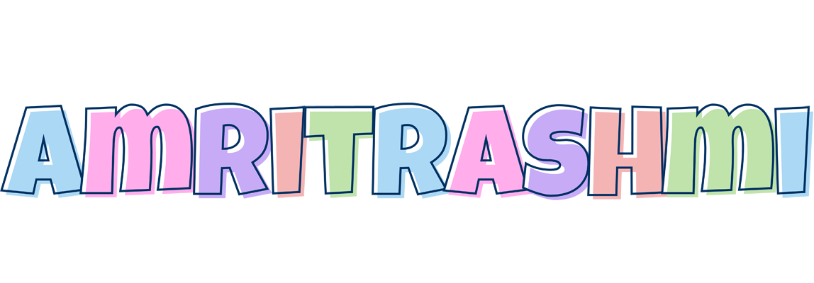 Amritrashmi pastel logo
