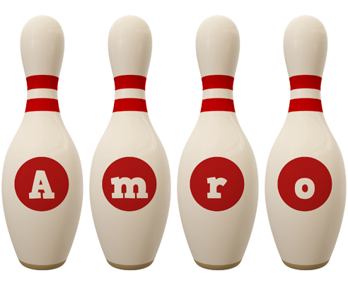 Amro bowling-pin logo