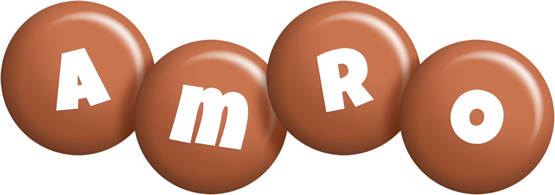 Amro candy-brown logo