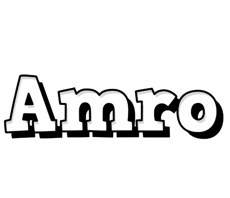 Amro snowing logo