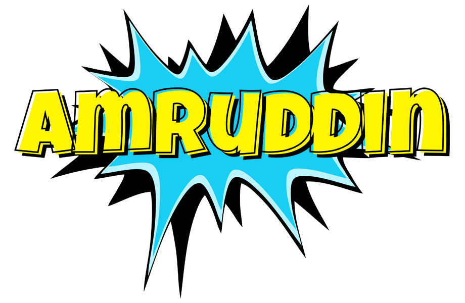 Amruddin amazing logo