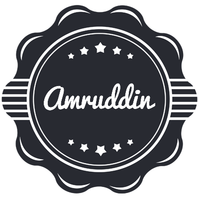 Amruddin badge logo