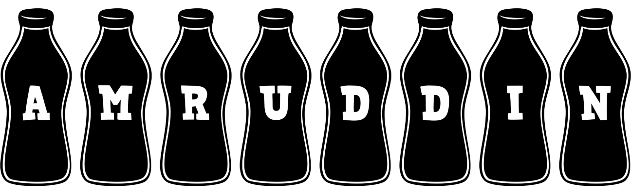 Amruddin bottle logo