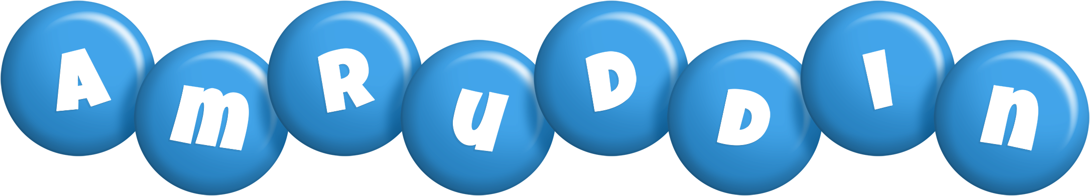 Amruddin candy-blue logo
