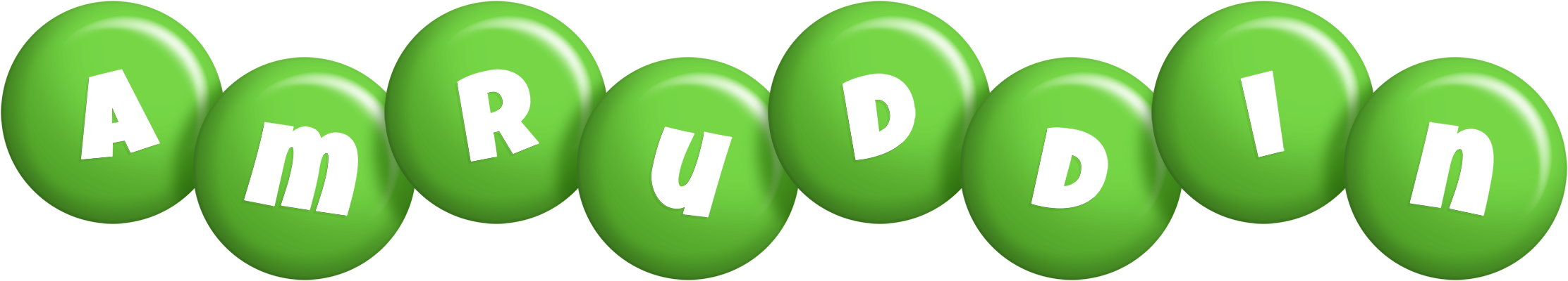 Amruddin candy-green logo
