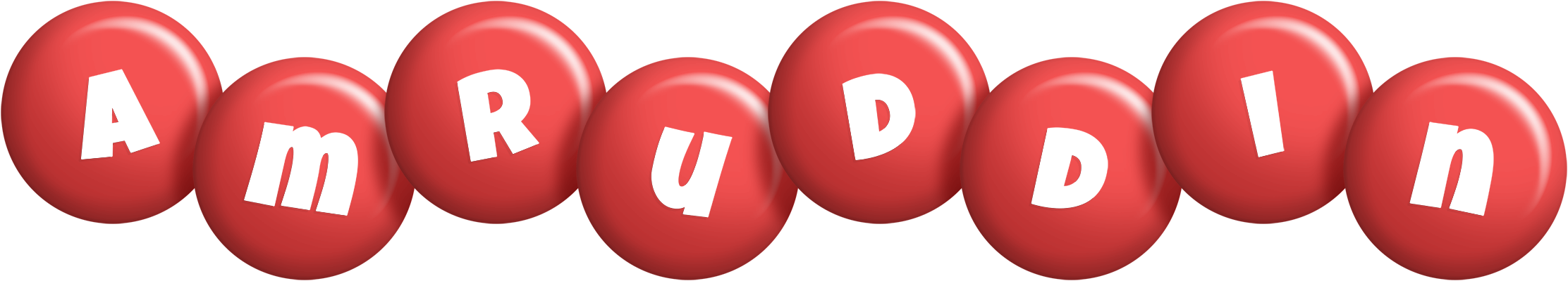 Amruddin candy-red logo