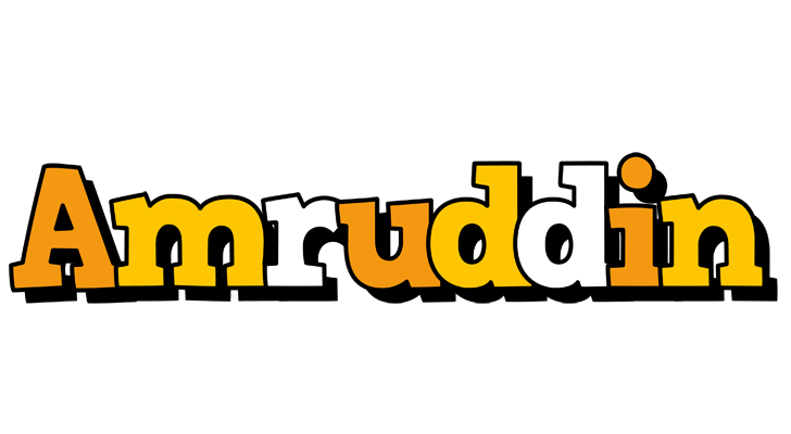 Amruddin cartoon logo