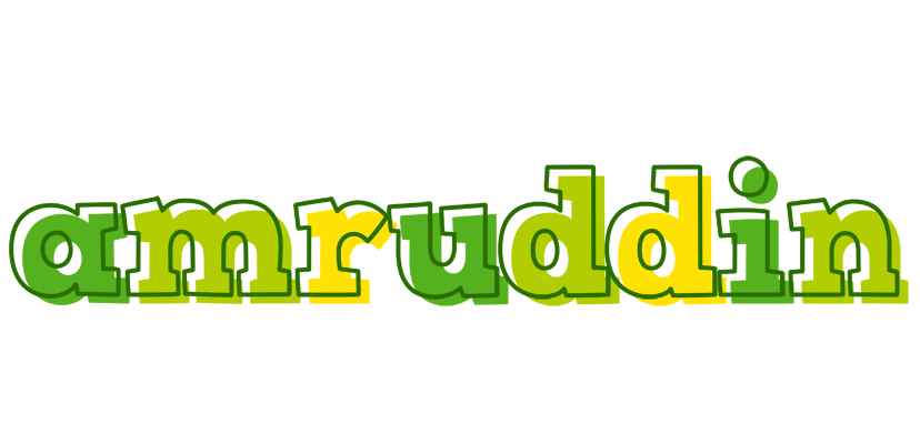 Amruddin juice logo