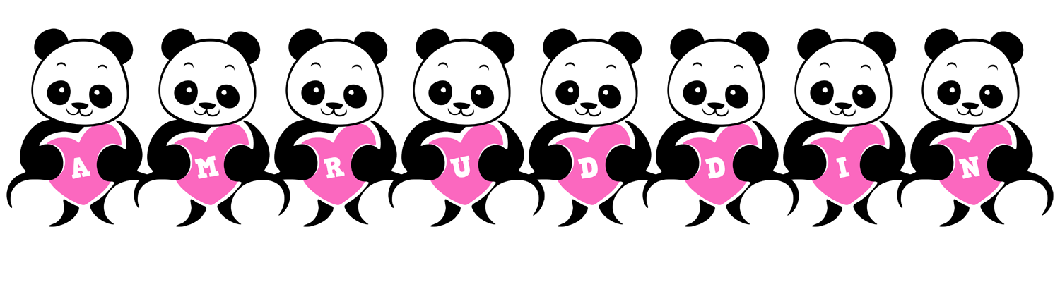 Amruddin love-panda logo