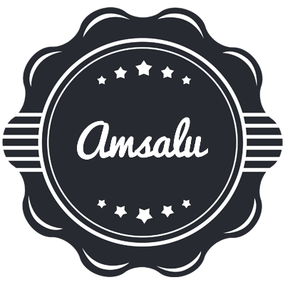 Amsalu badge logo