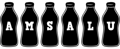 Amsalu bottle logo