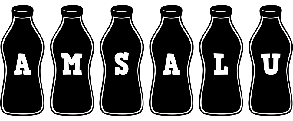 Amsalu bottle logo