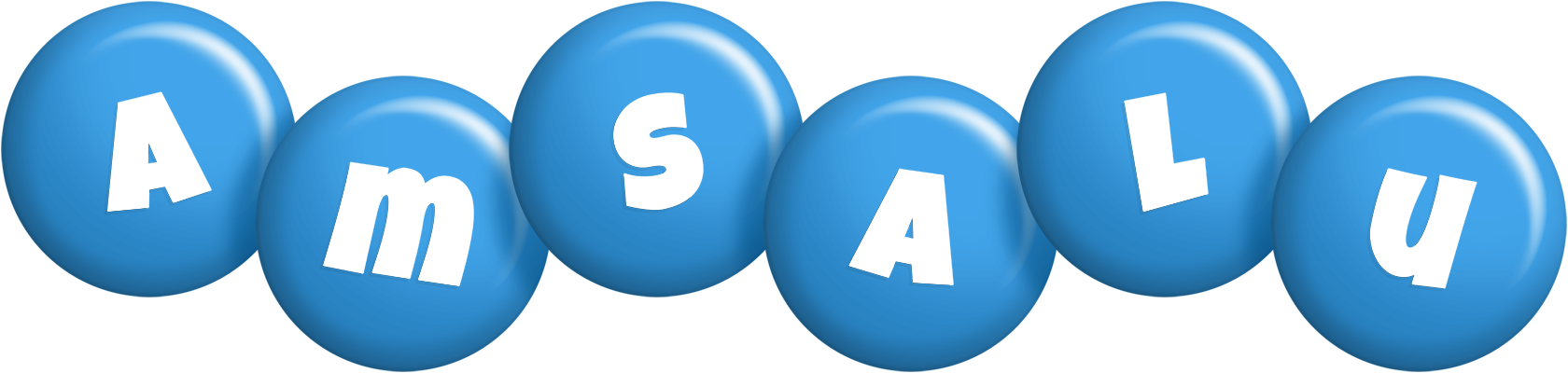 Amsalu candy-blue logo