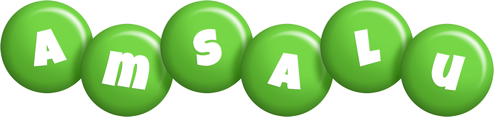 Amsalu candy-green logo