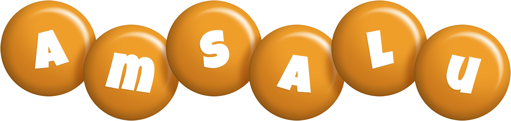 Amsalu candy-orange logo