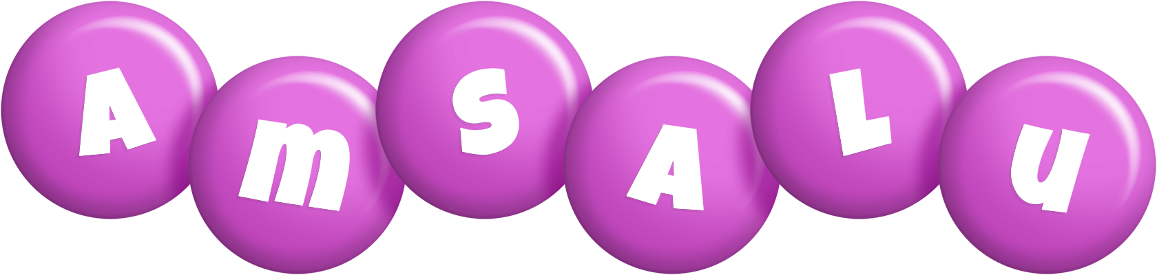 Amsalu candy-purple logo
