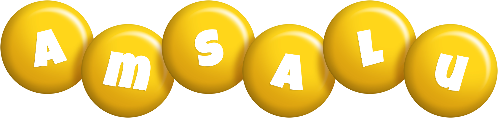 Amsalu candy-yellow logo
