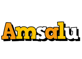 Amsalu cartoon logo