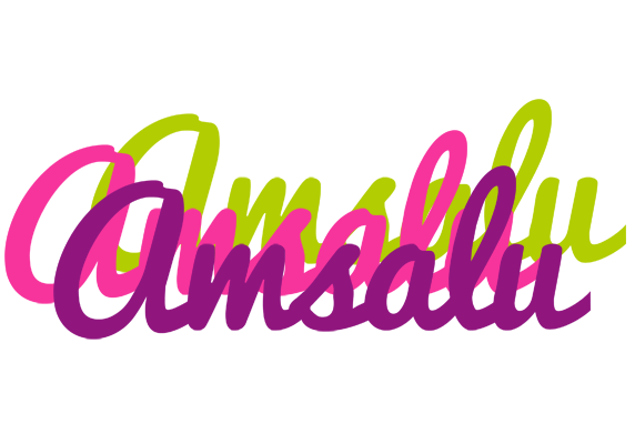 Amsalu flowers logo