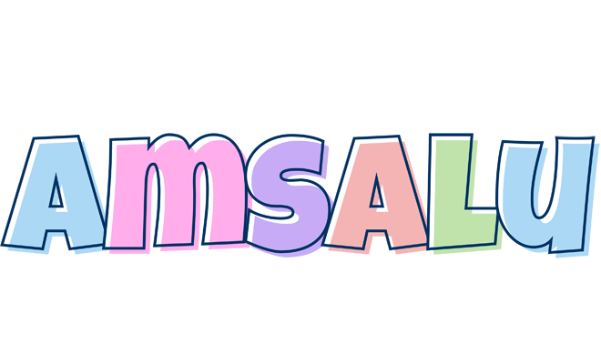 Amsalu pastel logo