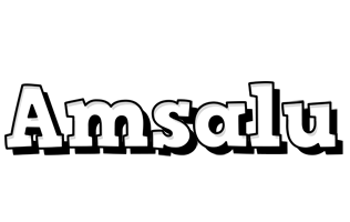 Amsalu snowing logo