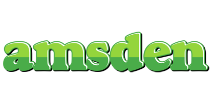 Amsden apple logo