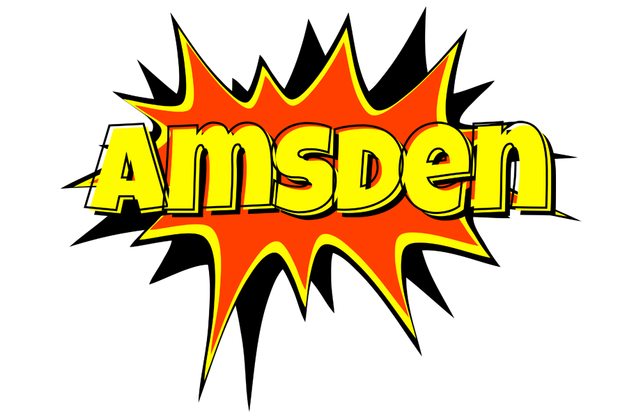 Amsden bazinga logo