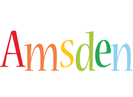 Amsden birthday logo