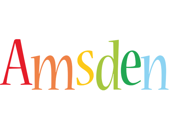 Amsden birthday logo