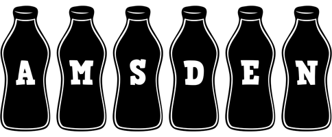 Amsden bottle logo