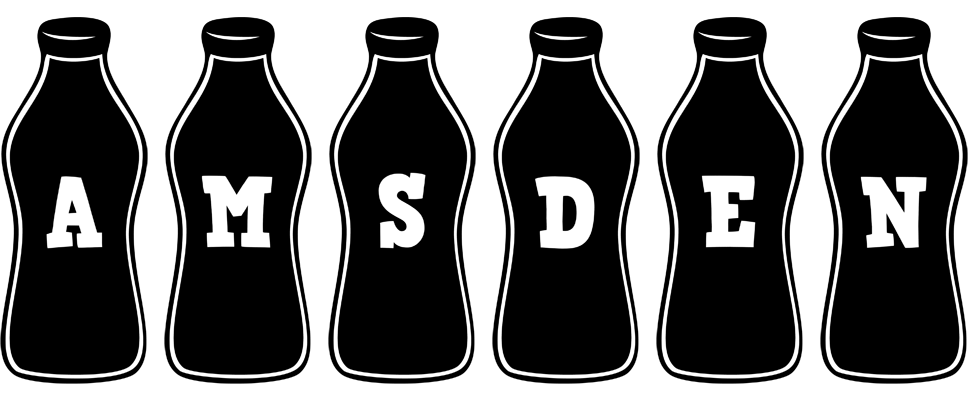 Amsden bottle logo
