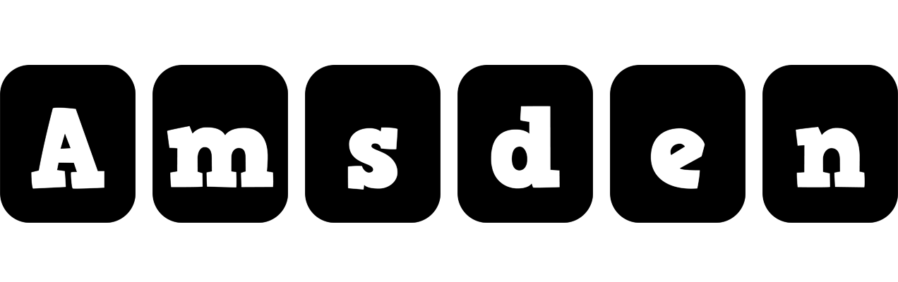 Amsden box logo